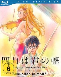 DVD Shigatsu Wa Kimi No Uso - Sekunden in Moll Vol. 1 Ep. 1-6
