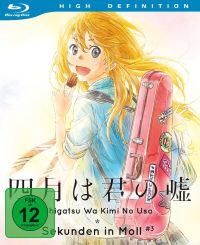 DVD Shigatsu Wa Kimi No Uso - Sekunden in Moll Vol. 3 Ep. 12-16