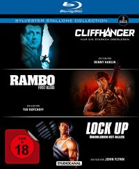 Silvester Stallone Collection: Cliffhanger  Nur die Starken berleben / Rambo  First Blood / Lock  Cover