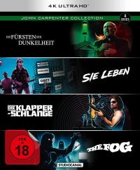 DVD John Carpenter Collection: Die Frsten der Dunkelheit / Sie Leben / Die Klapperschlange / The Fog