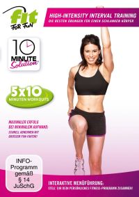 Fit for Fun - 10 Minute Solution: High-Intensity-Interval Training  Cover